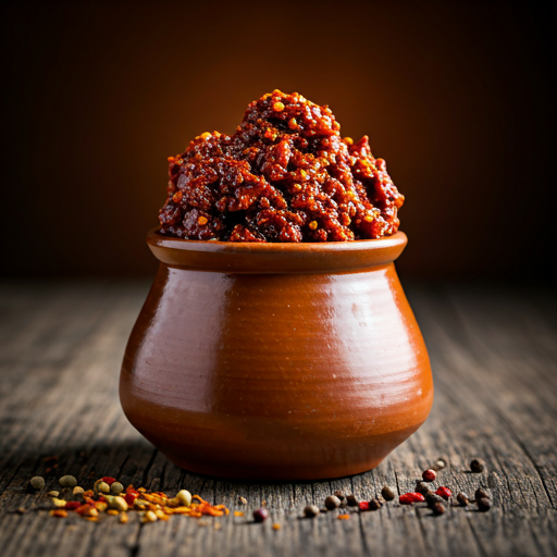 Banarasi Bharwa Lal Mirch Achar (Stuffed Red Chilli Pickle)