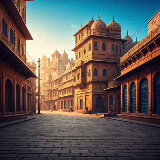 Banaras street scene