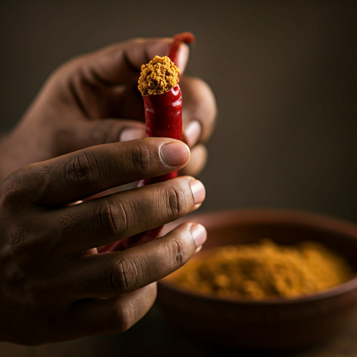 Hand-stuffing spices